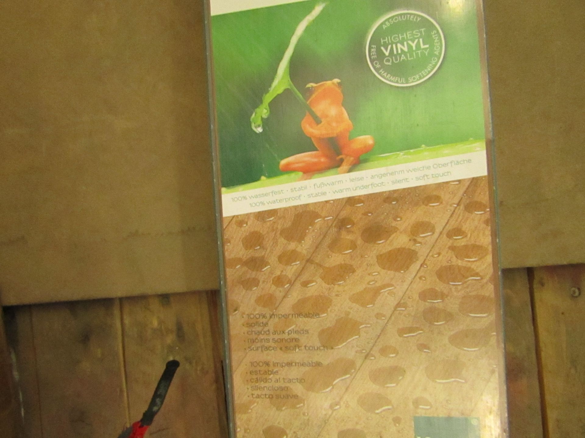 Pack of 9x Krono xonic Tortuga waterproof vinyl flooring, each piece is 1280 x 192 x 5mm. In - Image 3 of 3