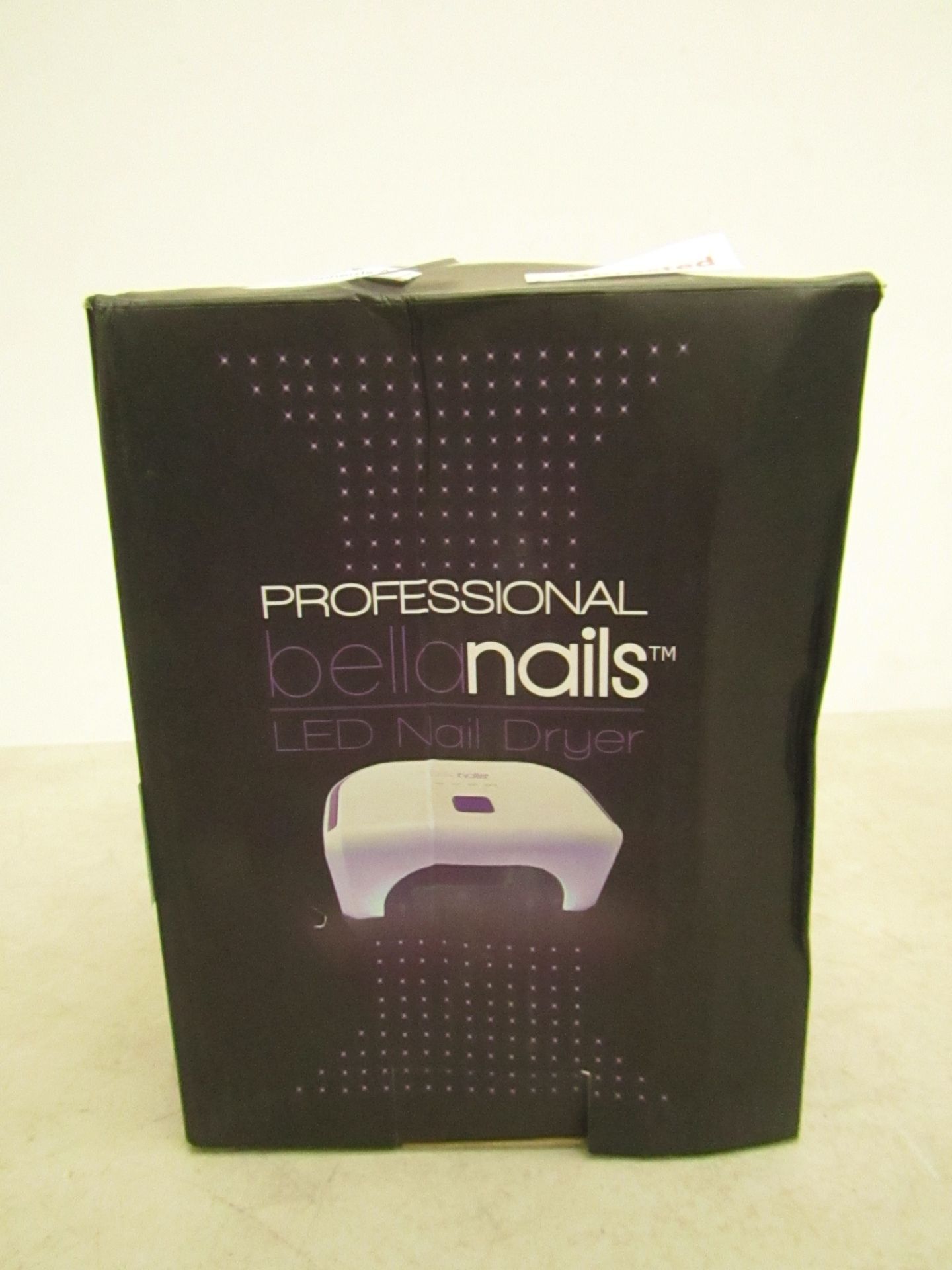 Professional bello nails LED nail dryer, untested and boxed.