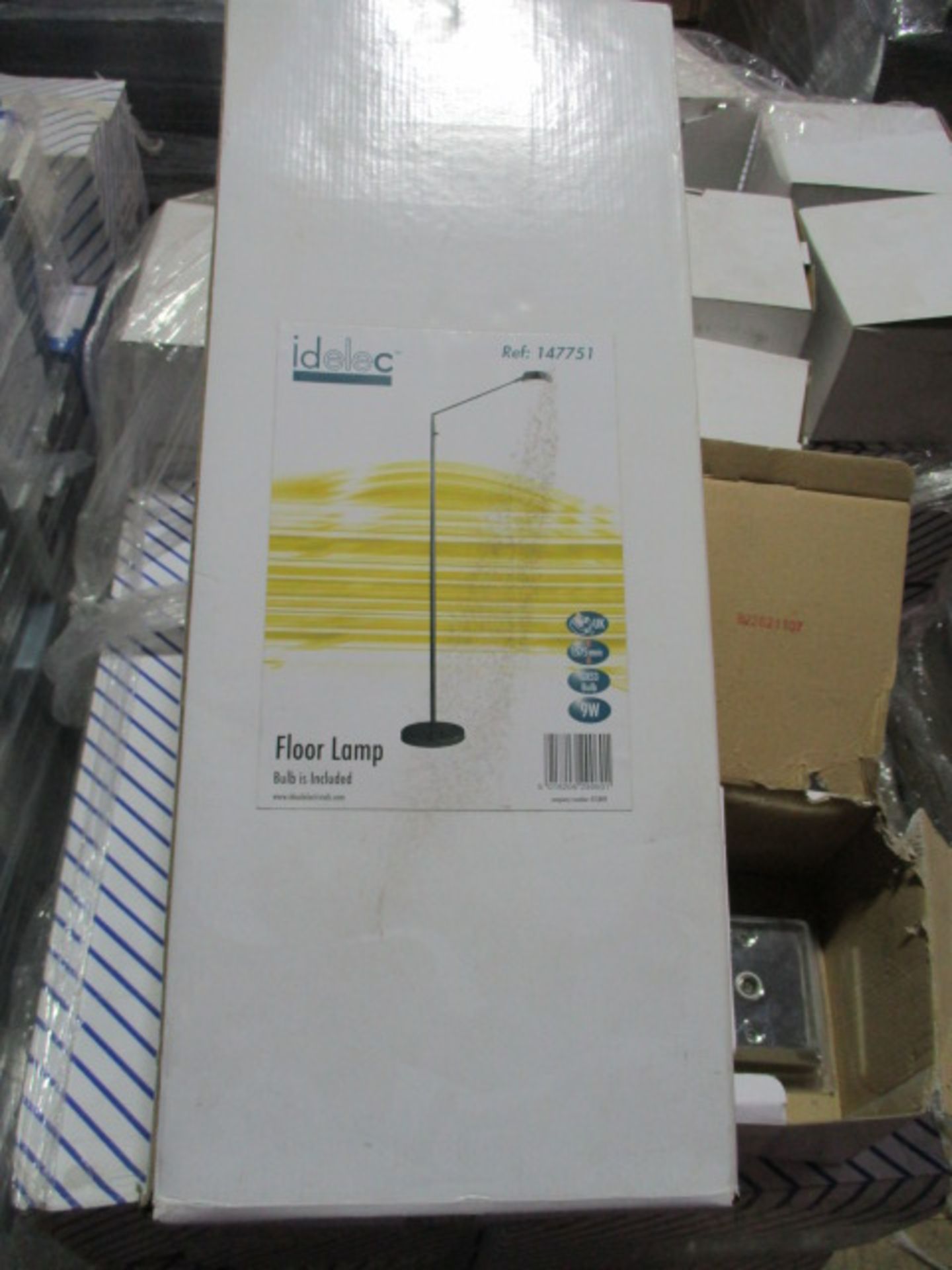 Brand new Idelec floor lamp - boxed and new rrp £49l99