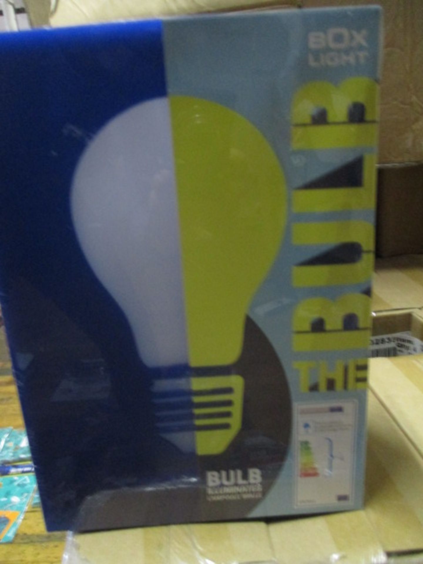 Brand new The Bulb Styled Box light - new and boxed