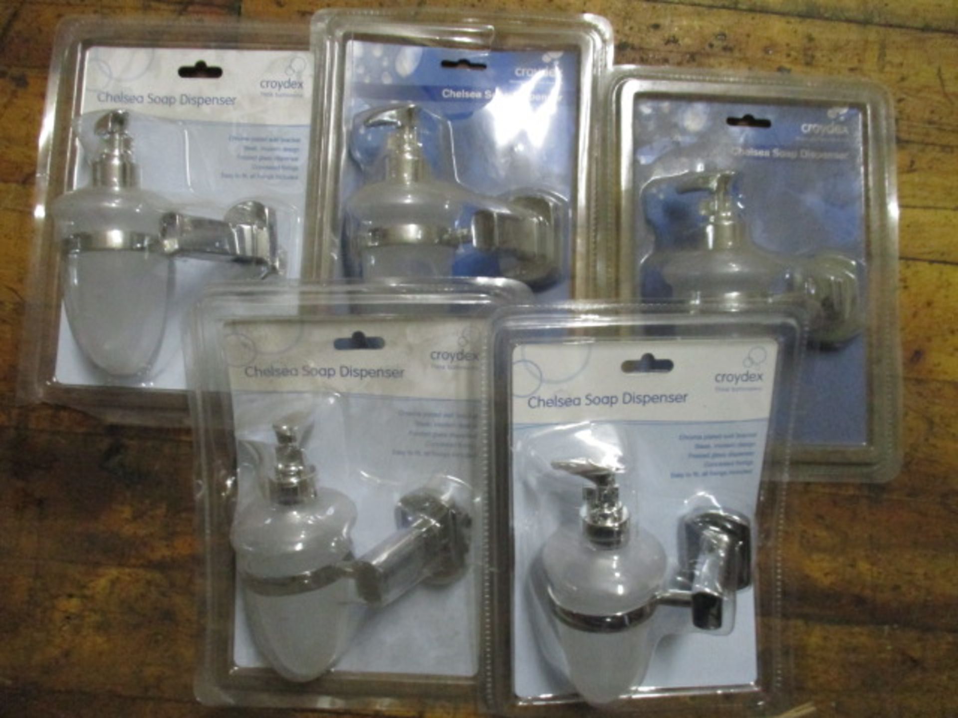 5pcs Brand new Croydex Chelsea soap dispensers