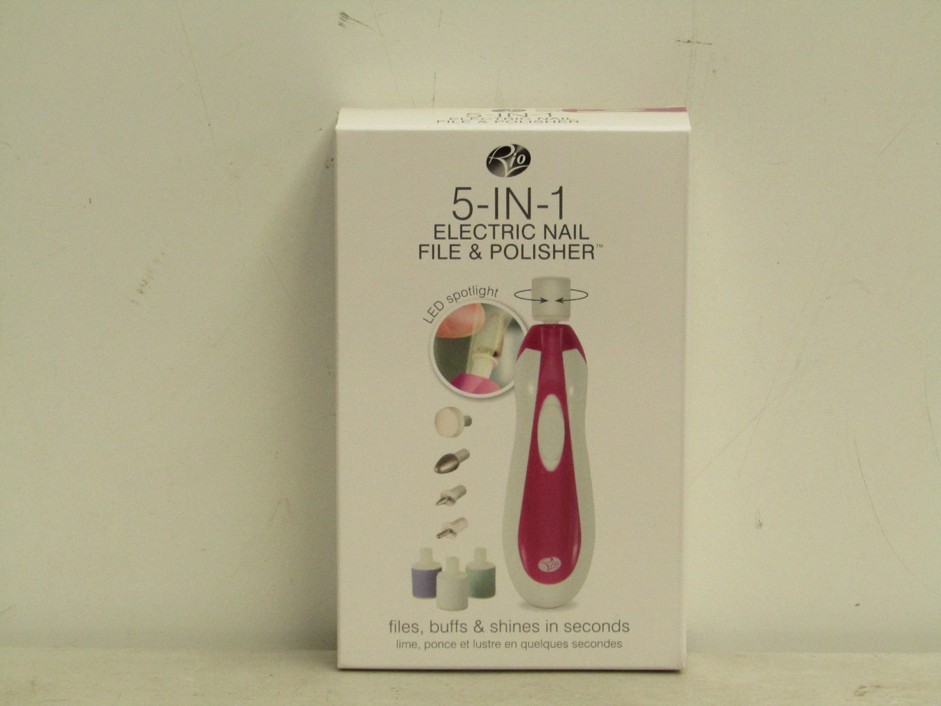 Rio 5-in-1 electric nail file & polisher. Brand new & boxed.