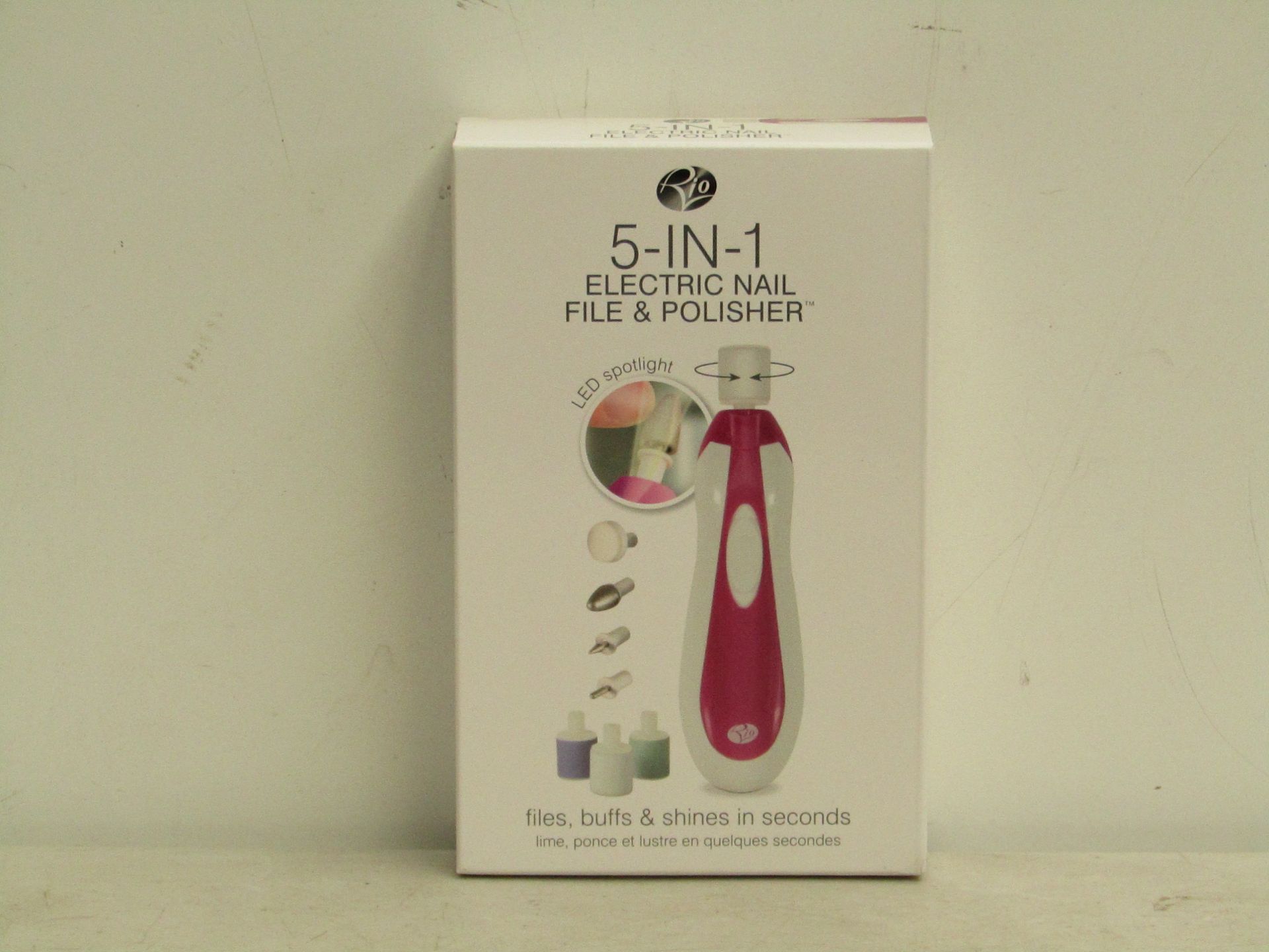 Rio 5-in-1 electric nail file & polisher. Brand new & boxed.