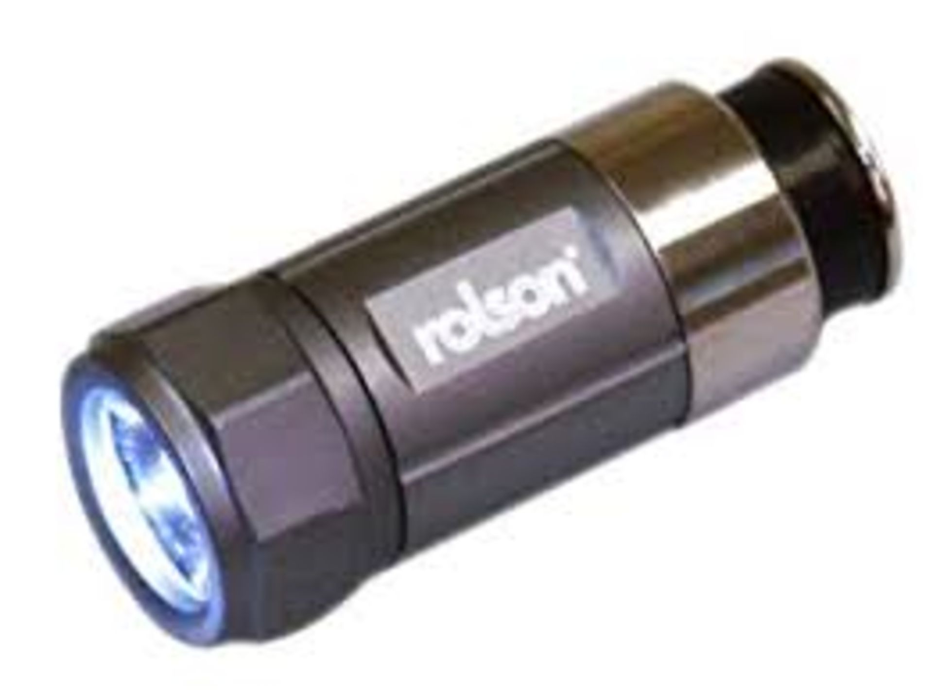 Retail Display box of 9 Rolson LED Rechargeable 12V lights, brand new and Blister packed, Says a