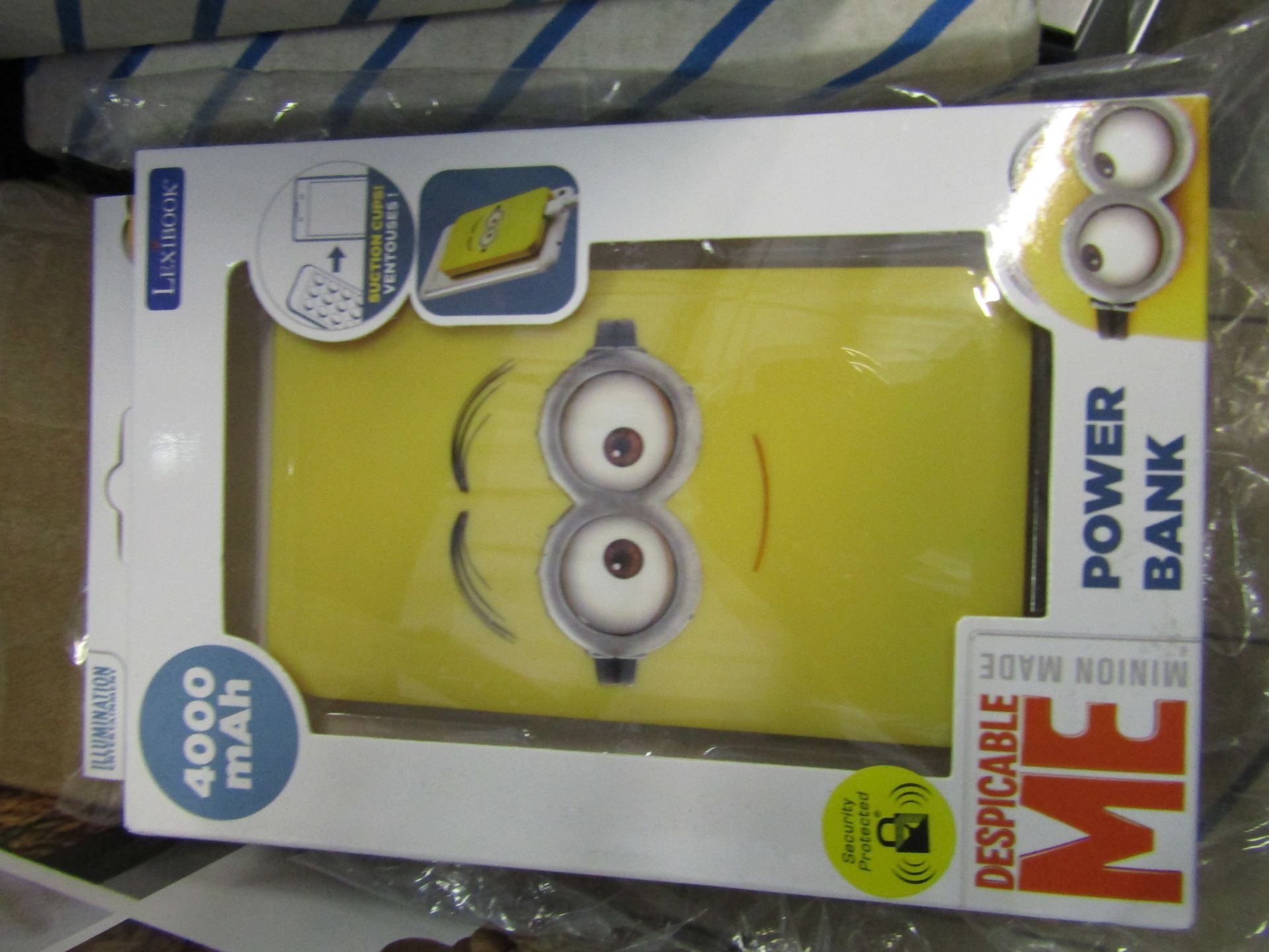 6x Minion portable power banks, all new and packaged.