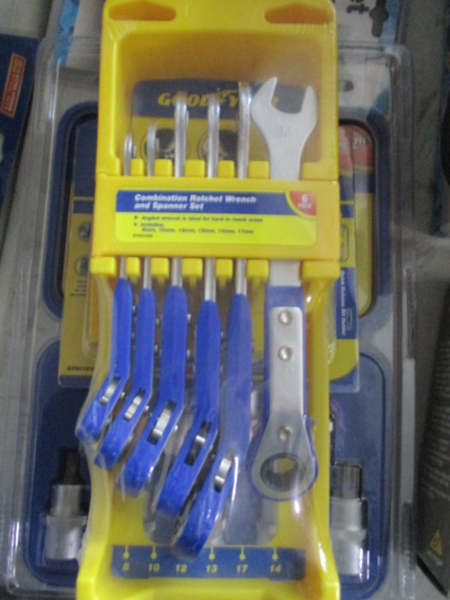 Brand new Goodyear Ratchet spanner set v high quality rrp £26.99 .