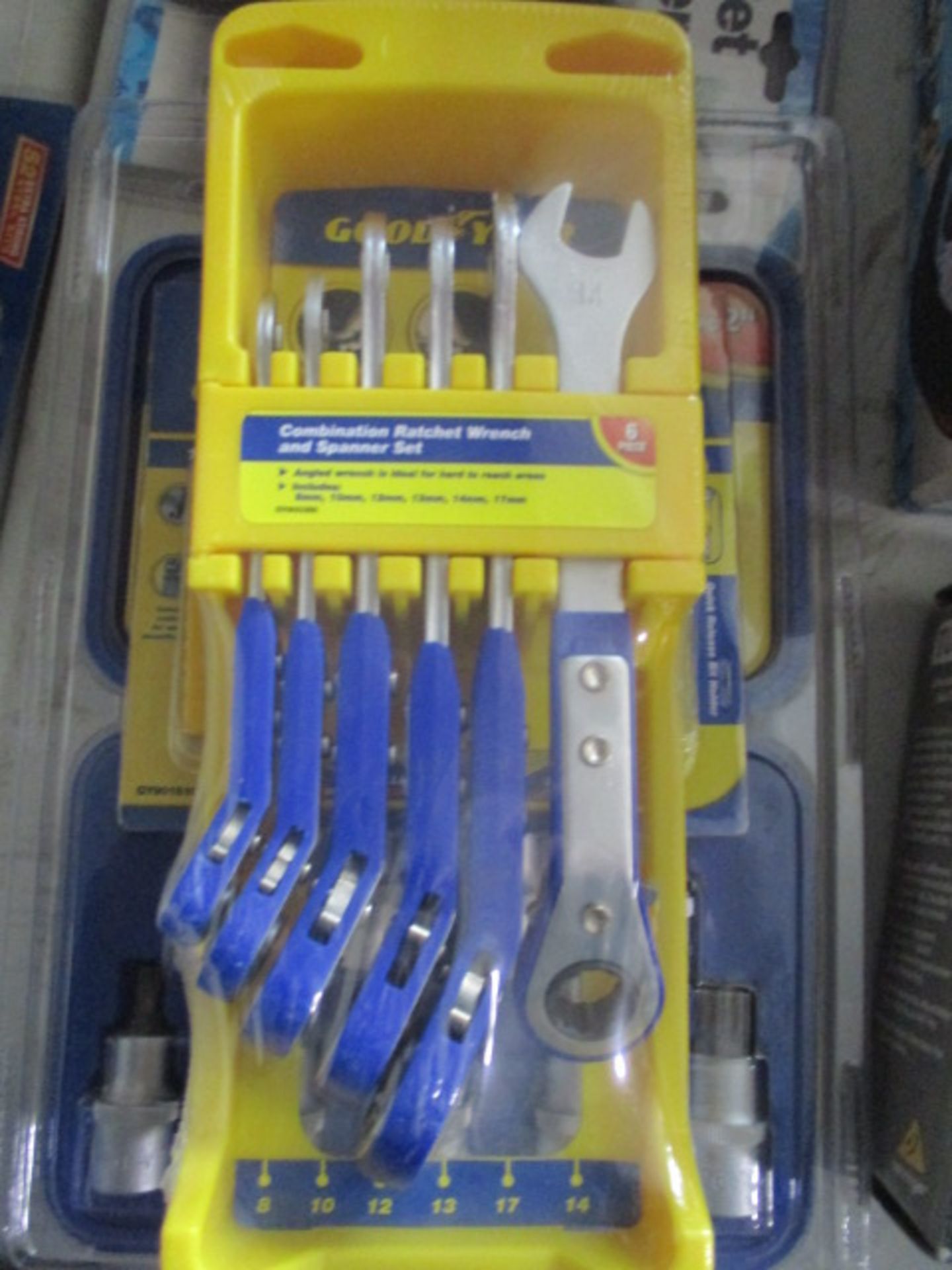 Brand new Goodyear Ratchet spanner set v high quality rrp £26.99 .