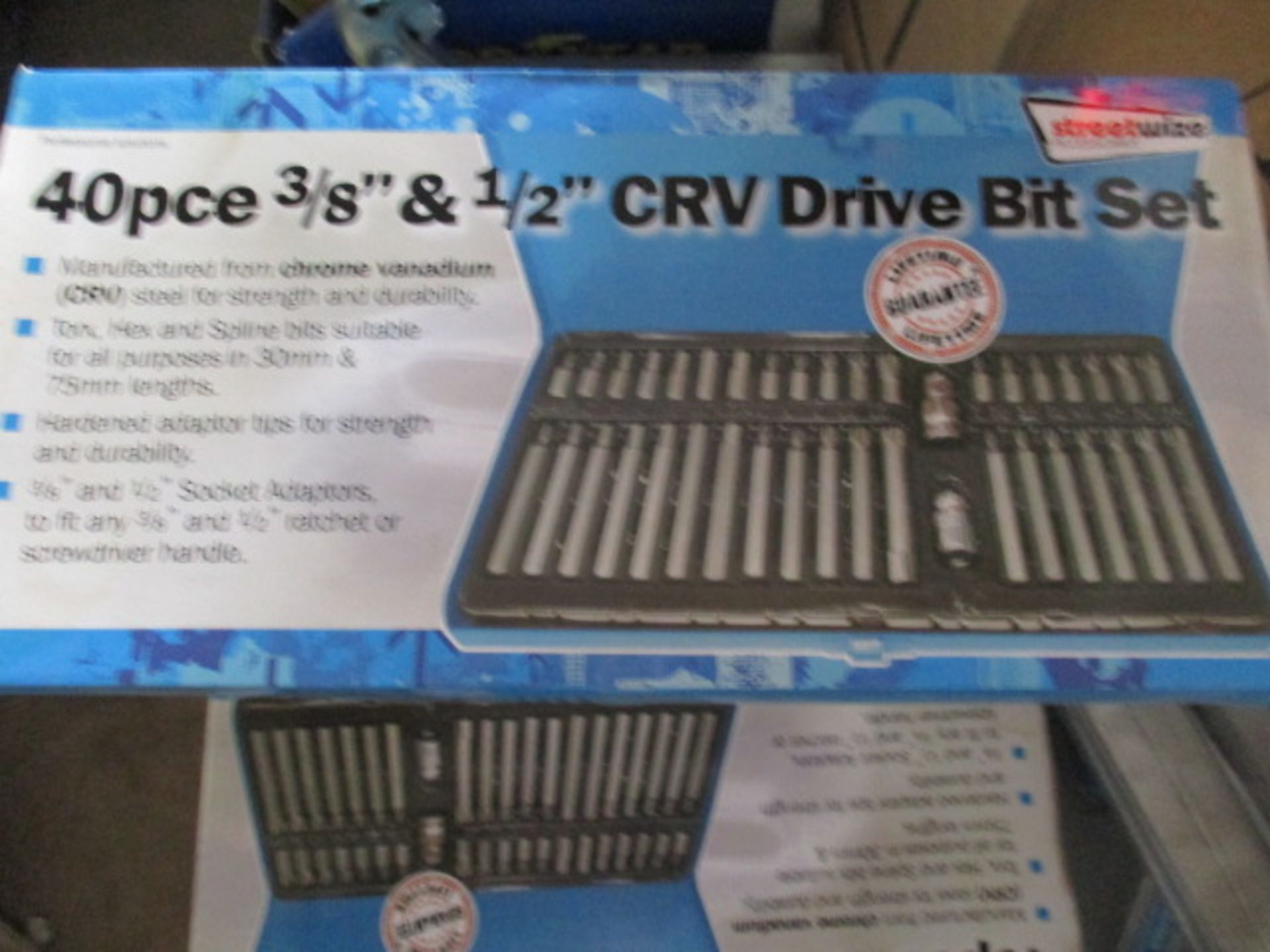 CRV 41 socket and bit set rrp £19.99