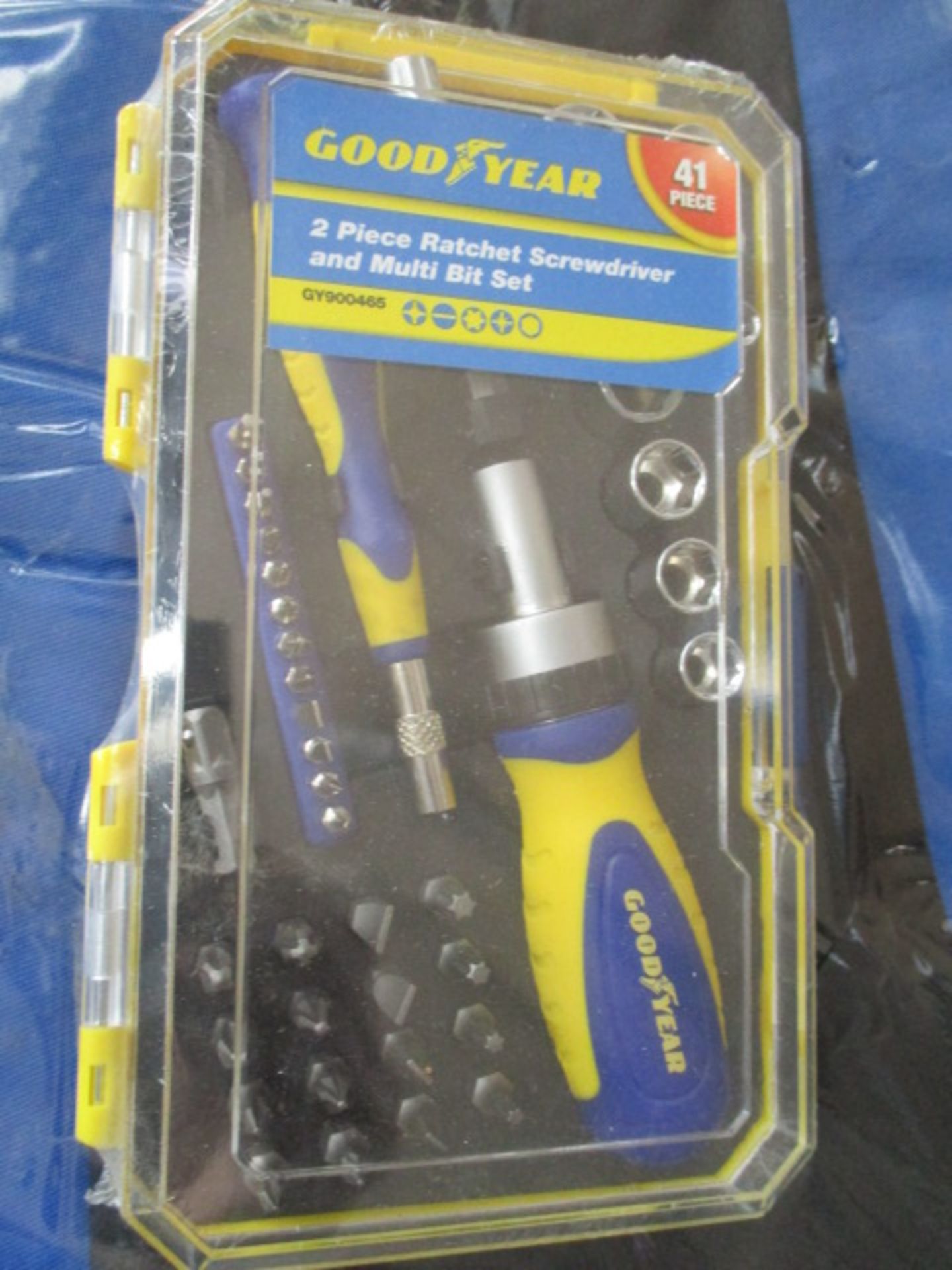 Brand new Goodyear Ratchet screwdriver 41pc set - rrp £26.99 .