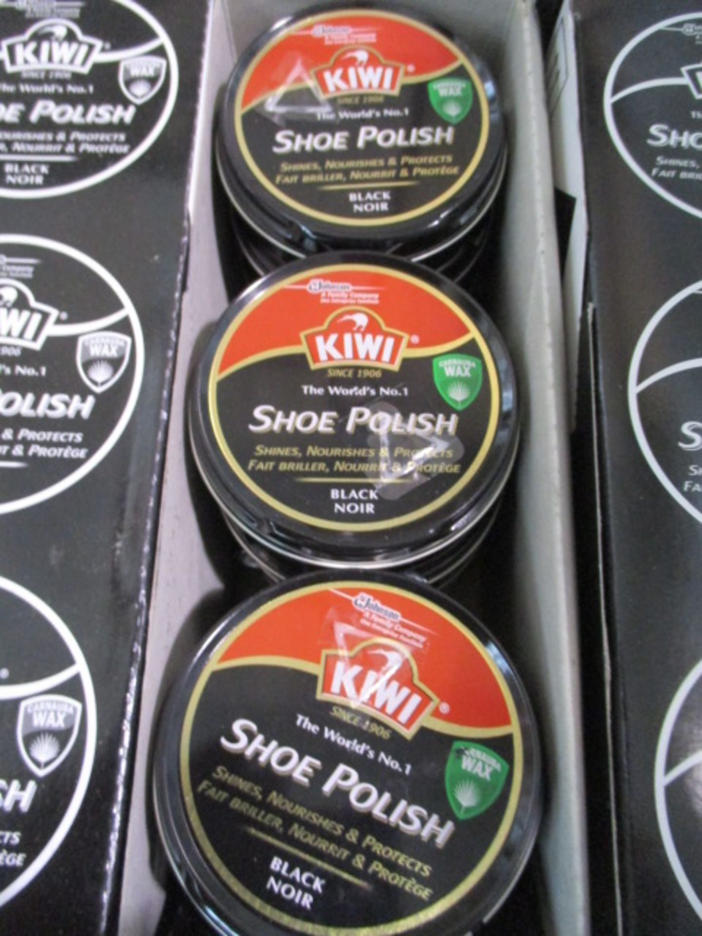 50pcs Brand New KIWI shoe shine black - rrp £2.99 each