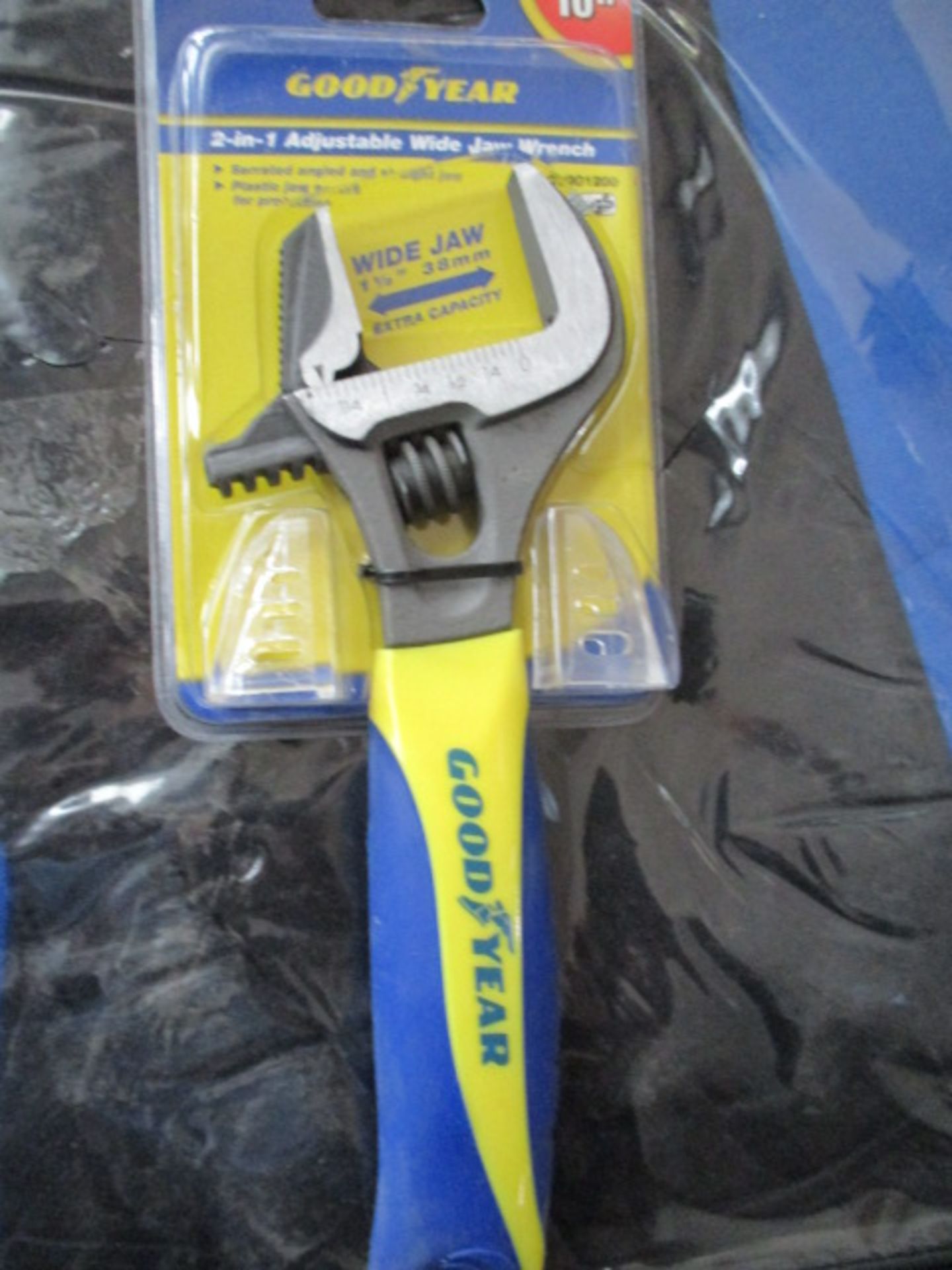 Brand new Goodyear wide angle adjustable spanner