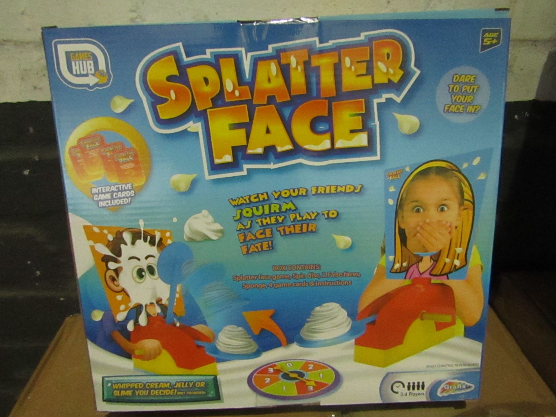 1pc x Sealed Box Brand new - Splatter Face Game set