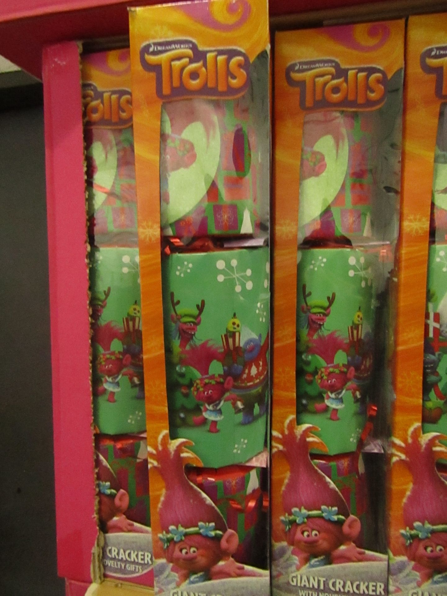 1pc x Sealed Box Brand new - Trolls Giant Cracker full of games 55cm tall