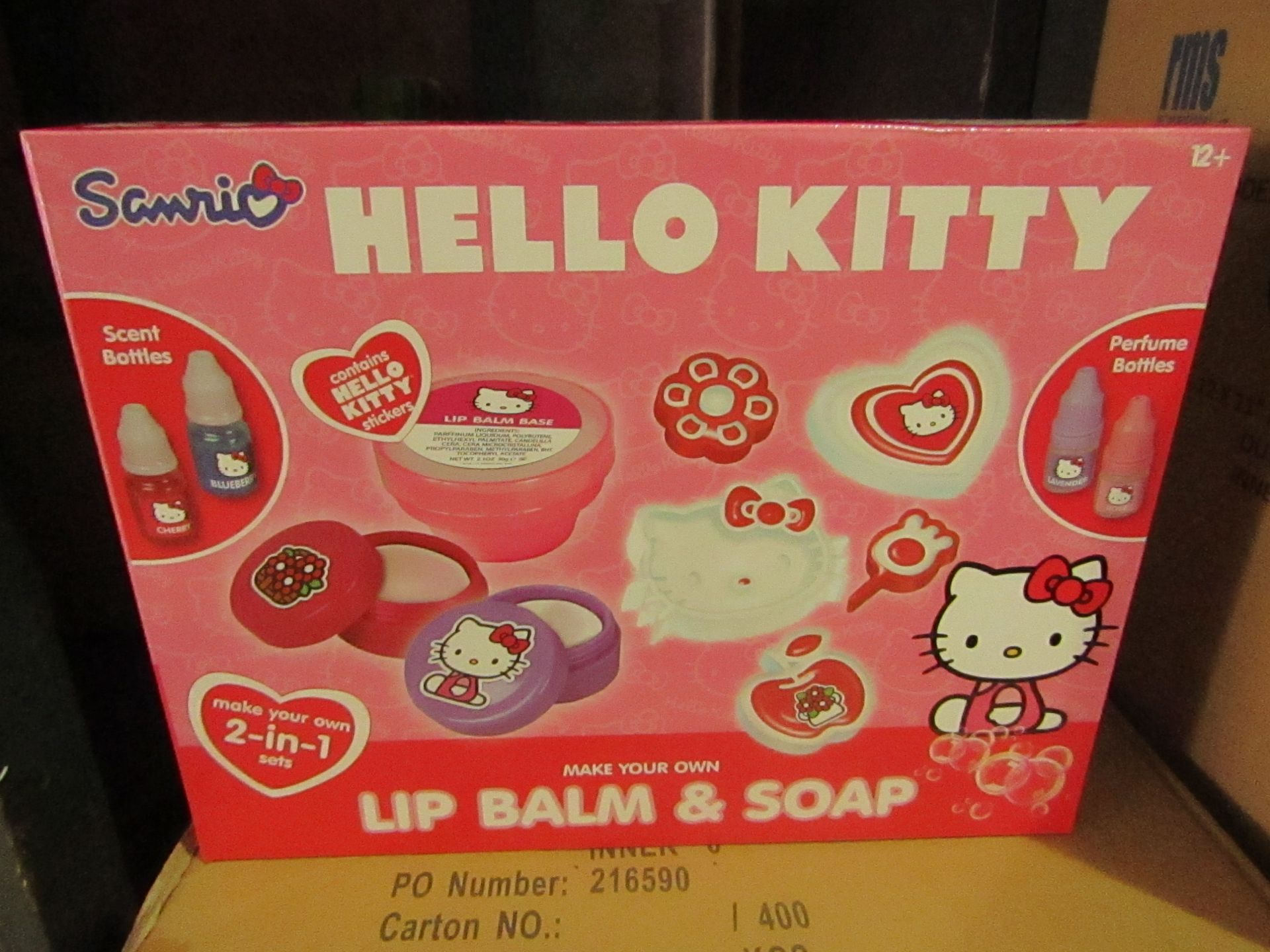 1pc x Sealed Box Brand new - Hello Kitty Lip Balm and Soap Set