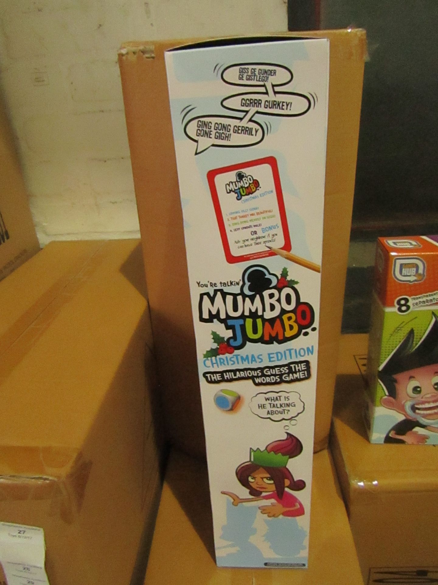 1pc x Sealed Box Brand new - Mumbo Jumbo Giant Cracker full of games 55cm tall