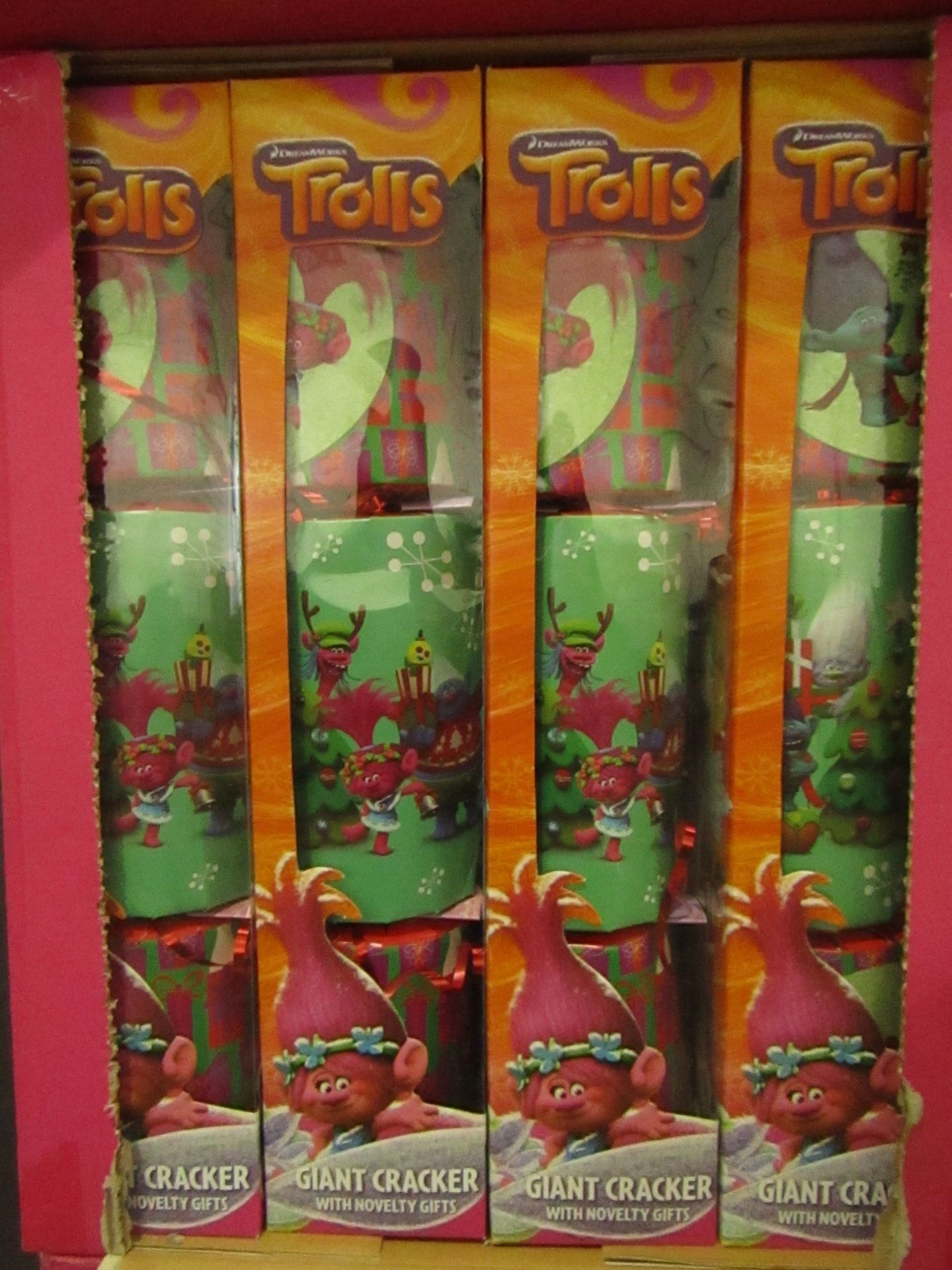 1pc x Sealed Box Brand new - Trolls Giant Cracker full of games 55cm tall