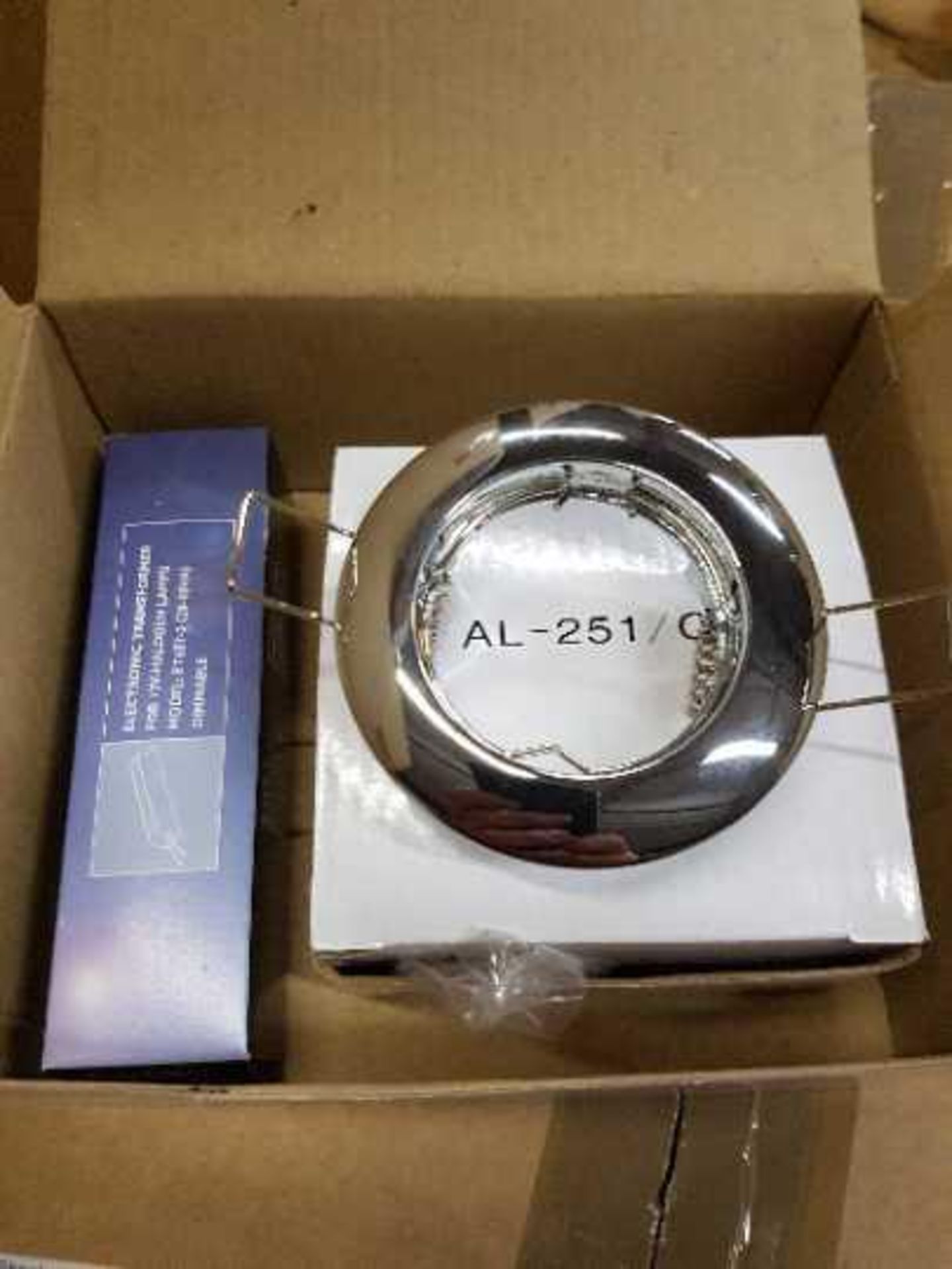 6x Chelsom Chrome Fixed Downlights with Transformer, RRP £33.56 Giving a Total Lot Price of £201.36,