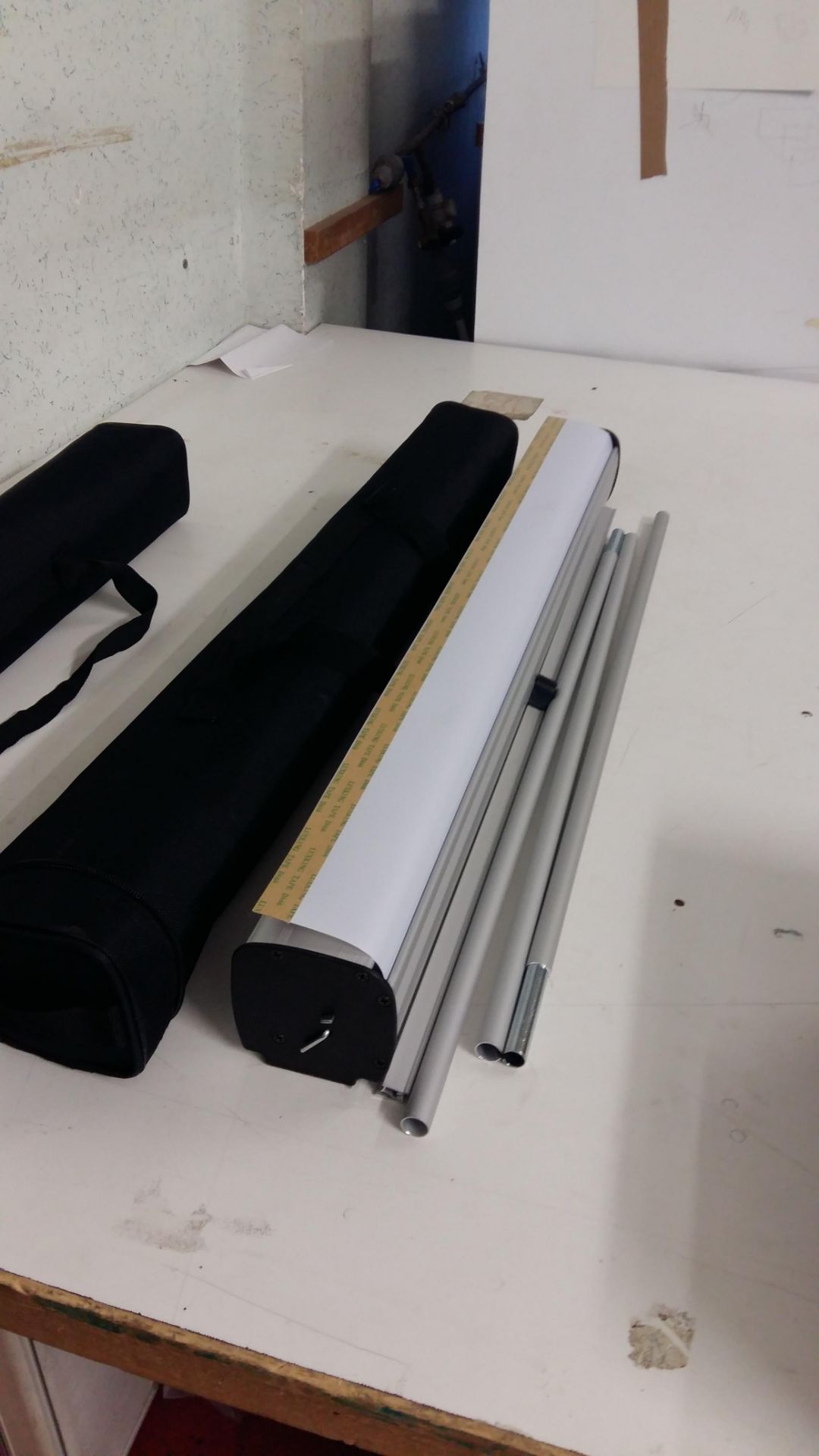 (2) 800mm Expand Media Roll up Banners - Image 2 of 6