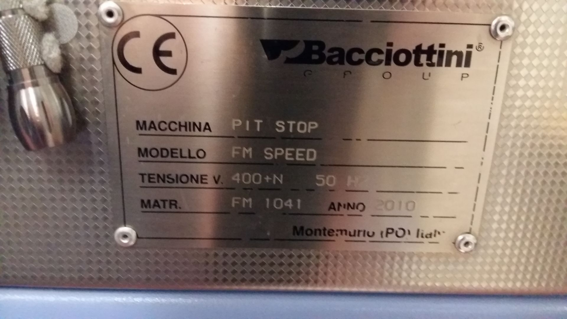 Bacciottini Pit Stop FM speed creaser and perforator - Image 5 of 6