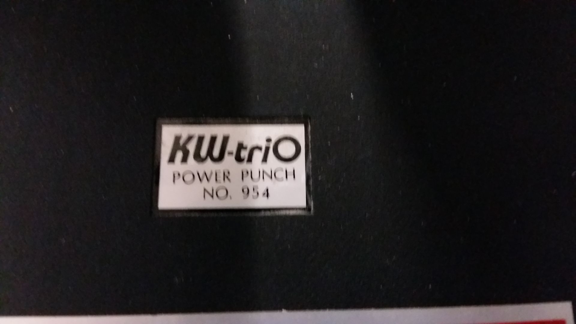KW-Trio 954 Power 4-Hole Punch - Image 3 of 3