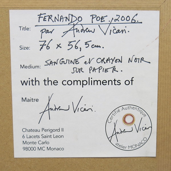 Fernando Poe - Portrait - Image 4 of 4