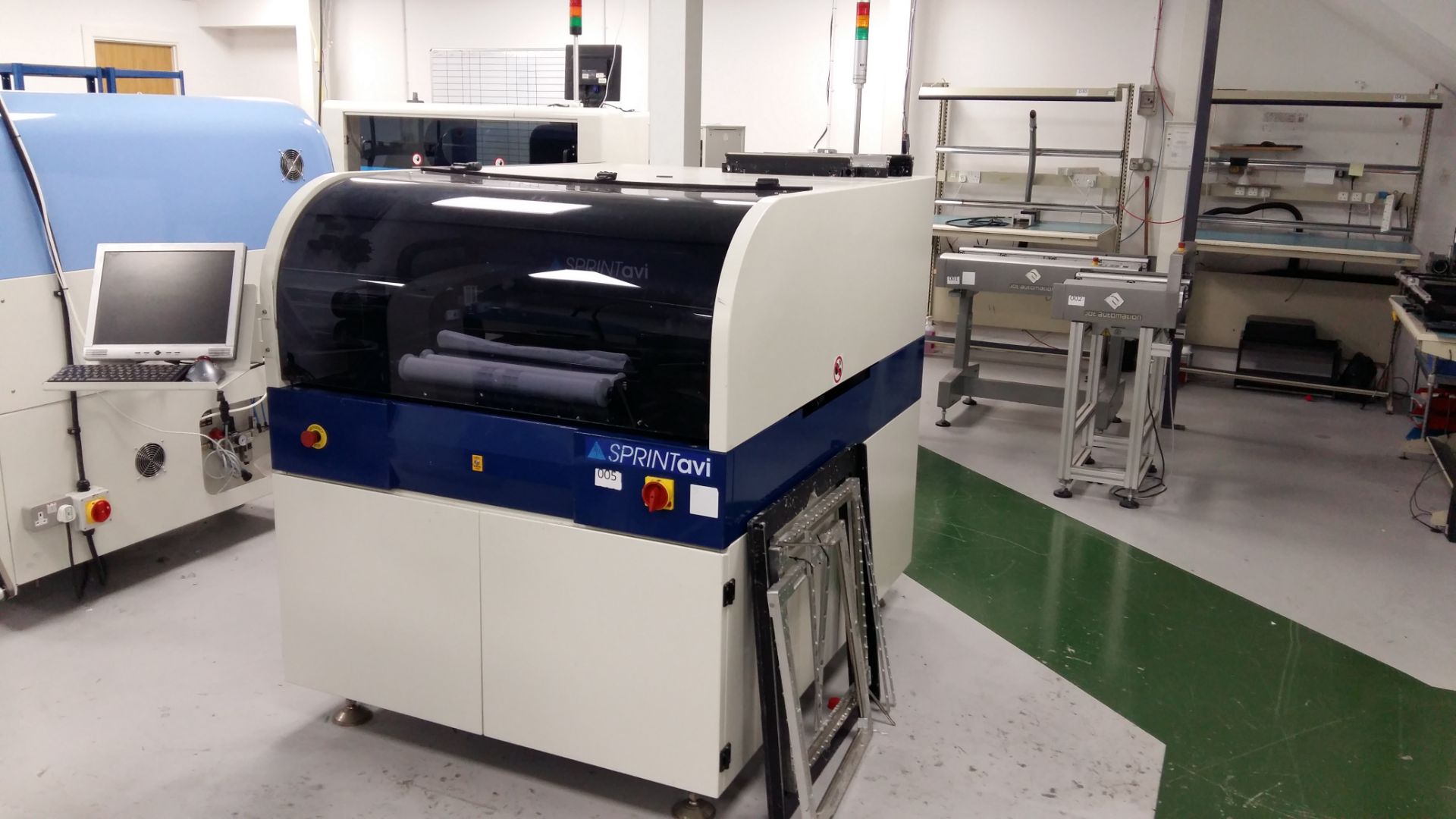 Speedprint SP200 AVi Sprint auto in-line stencil printer