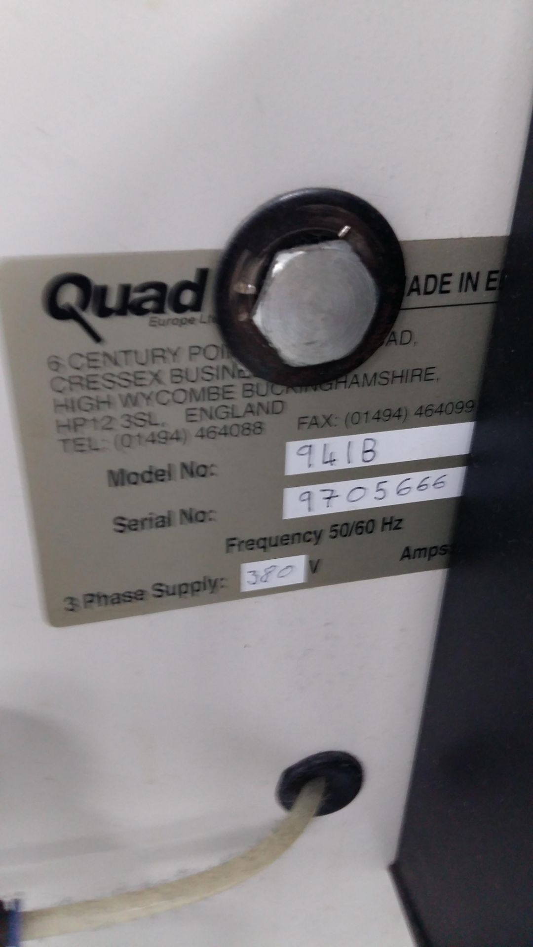 Quad Sigma Flow E9 model 941B oven - Image 4 of 4