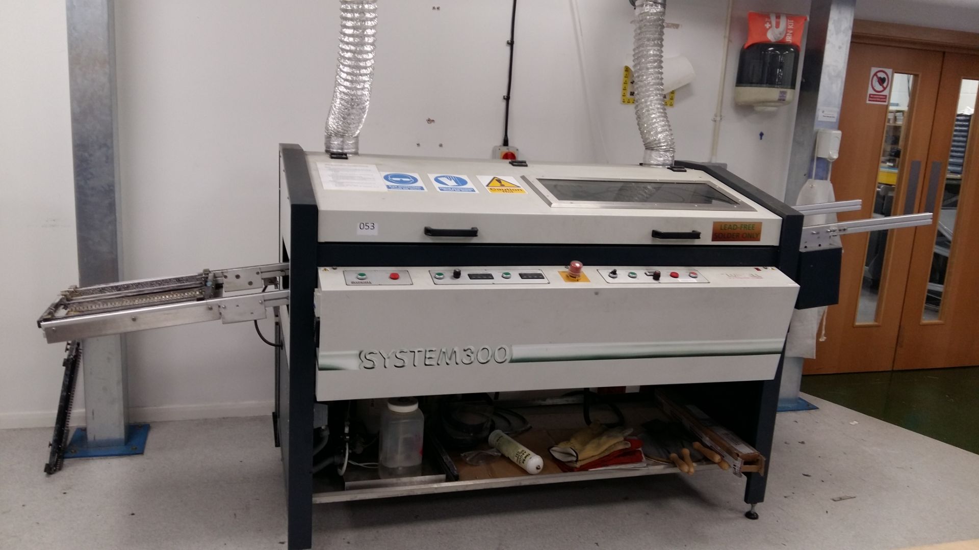 Blundell System 300 lead free wave soldering machine