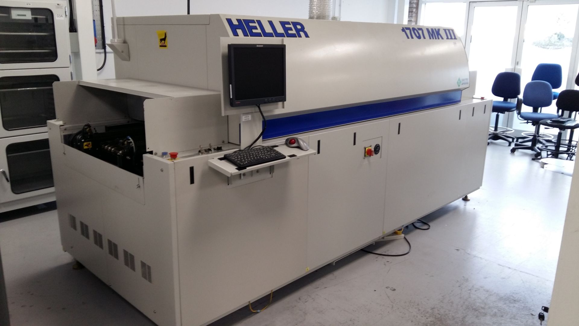 Heller 1707 Mk III lead free soldering reflow oven