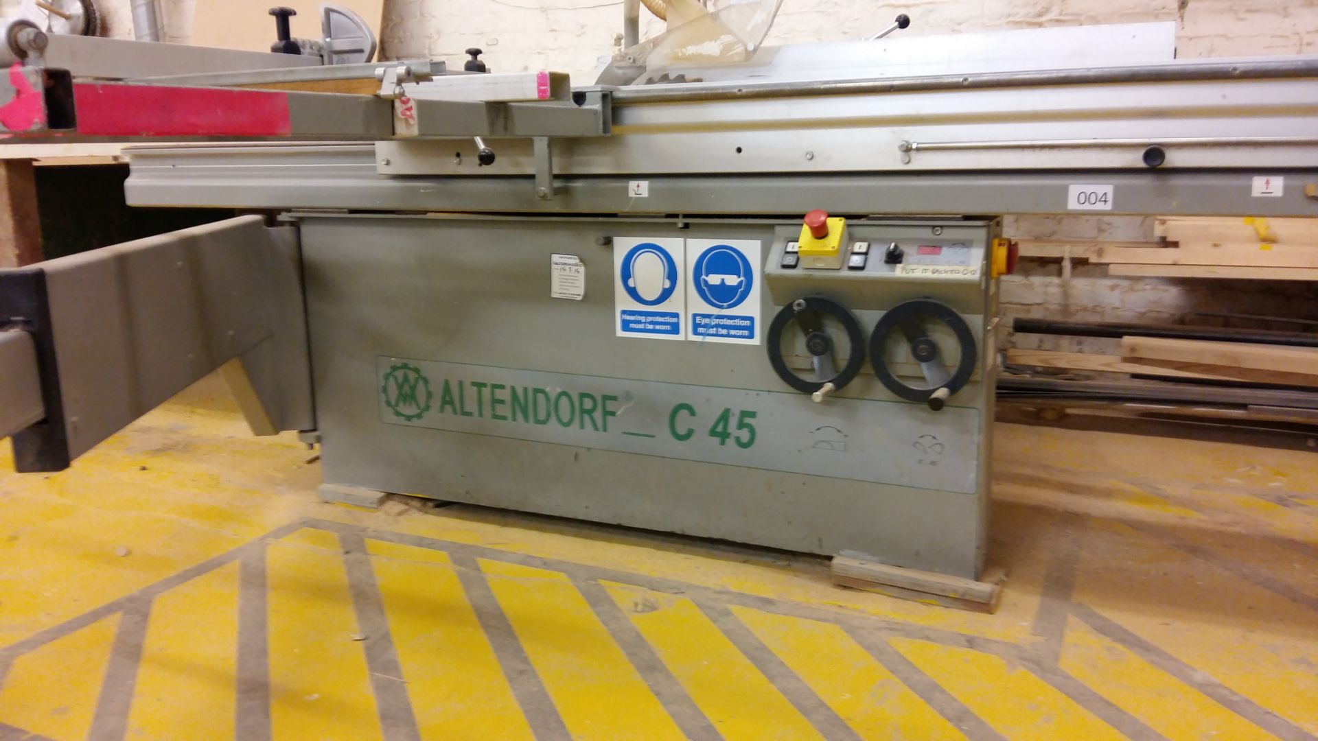 Altendorf C-45 sliding table panel saw - Image 3 of 6