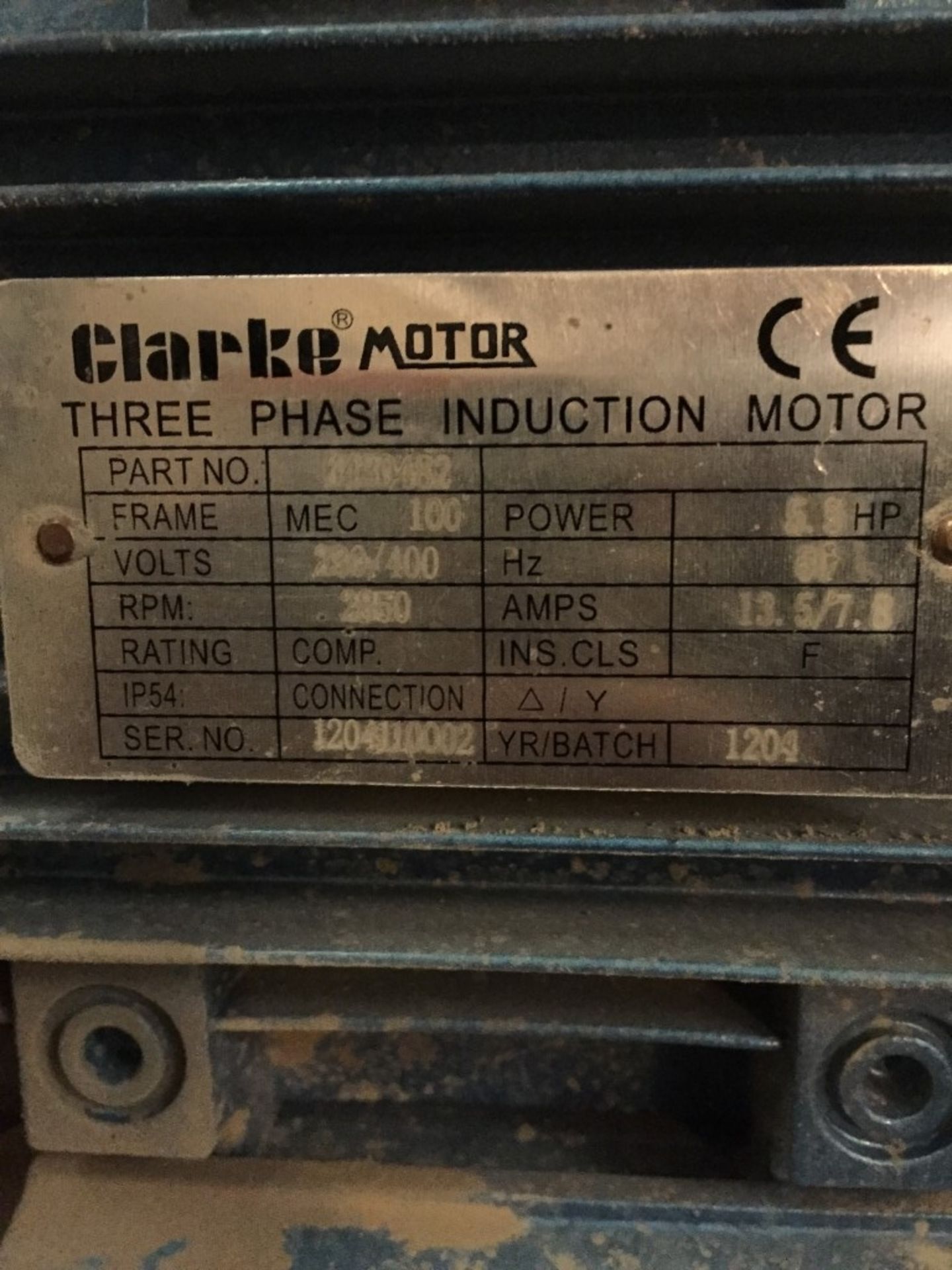 Clarke Air SE26C200 compressor (2012) - Image 3 of 4