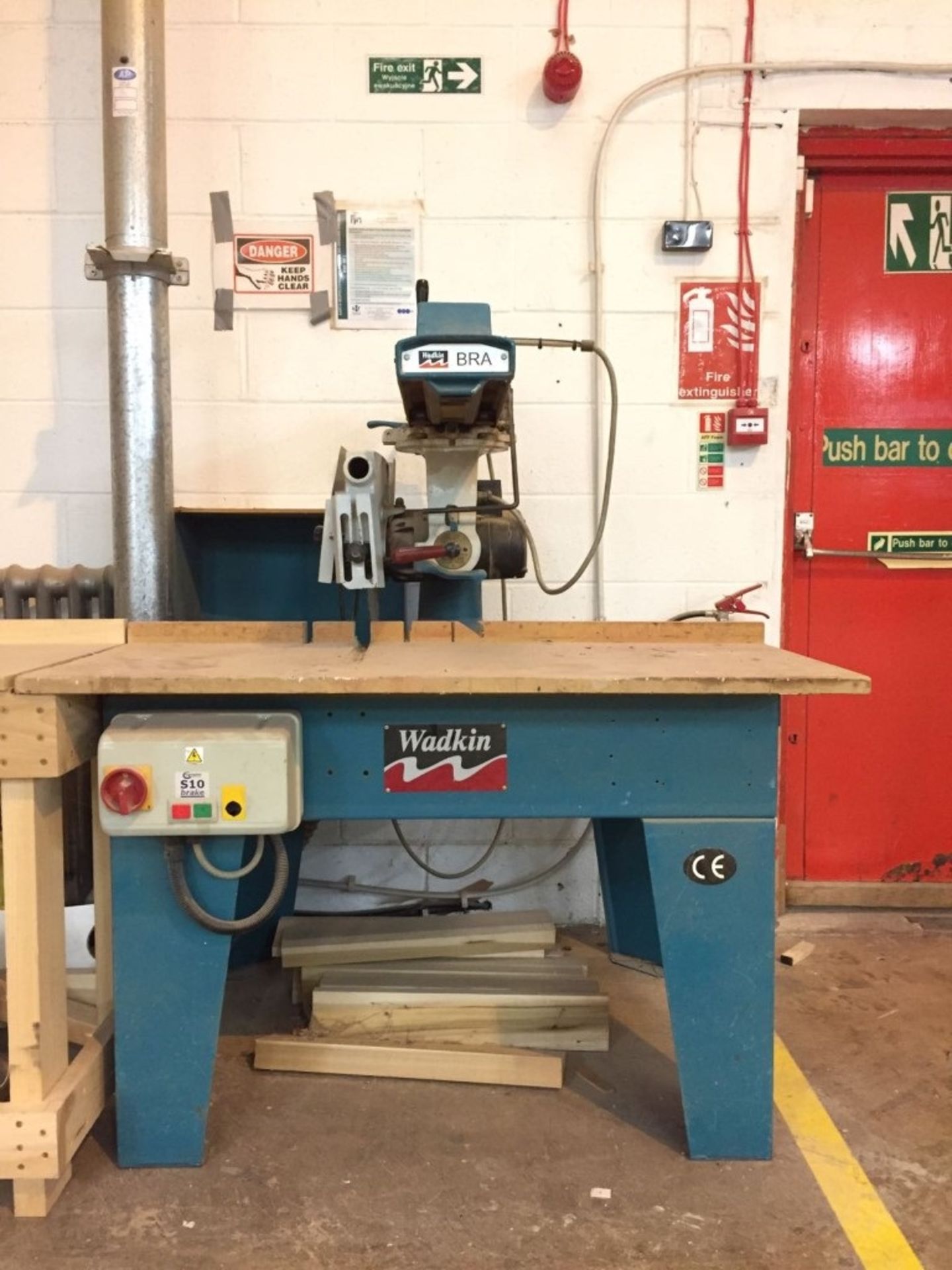 Wadkin BRA 350 radial arm saw