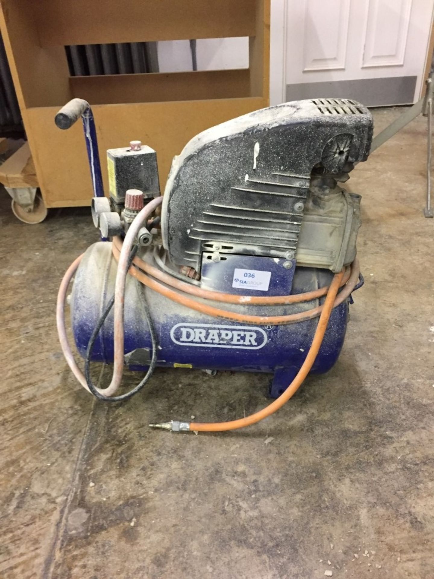 Draper DA25/206 air compressor - Image 2 of 4