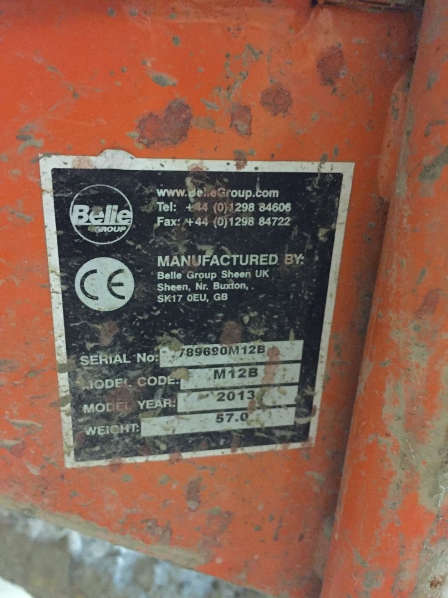 Belle Mini Mix 150 concrete mixer - Image 4 of 4