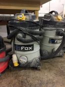 (2) Fox F50-800 wet & dry vacuum extractors
