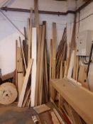 Quantity of various wood offcuts