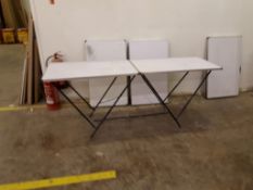 (4) 1900mm folding tables