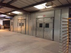 RDM spray line to include sanding room, drying room, heated spraying room (2012)