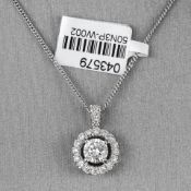 Diamond Cluster Pendant RRP £9,874