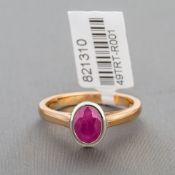 Ruby Solitaire Ring RRP £4,421