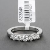 Diamond Semi Eternity Platinum Ring RRP £5,064