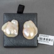 Unique Fresh Water Baroque Pearl Stud Earings RRP £2,599