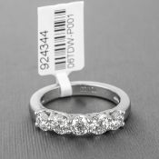 Diamond Semi Eternity Platinum Ring RRP £5,439