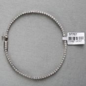 Diamond Line 9ct White Gold Bracelet RRP £1,856