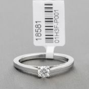 Diamond Single Stone Platinum Ring RRP £1,845