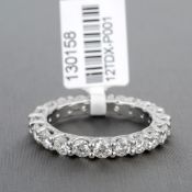 Full Eternity Diamond Platinum Ring RRP £6,623