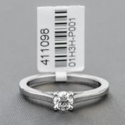 Diamond Single Stone Platinum Ring RRP £2,425