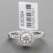 Diamond Cluster Platinum Ring £7,876