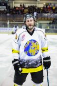 #20 Brian Worrall Authentic Game Issue/Worn "Hockey Dog" benefit match shirt