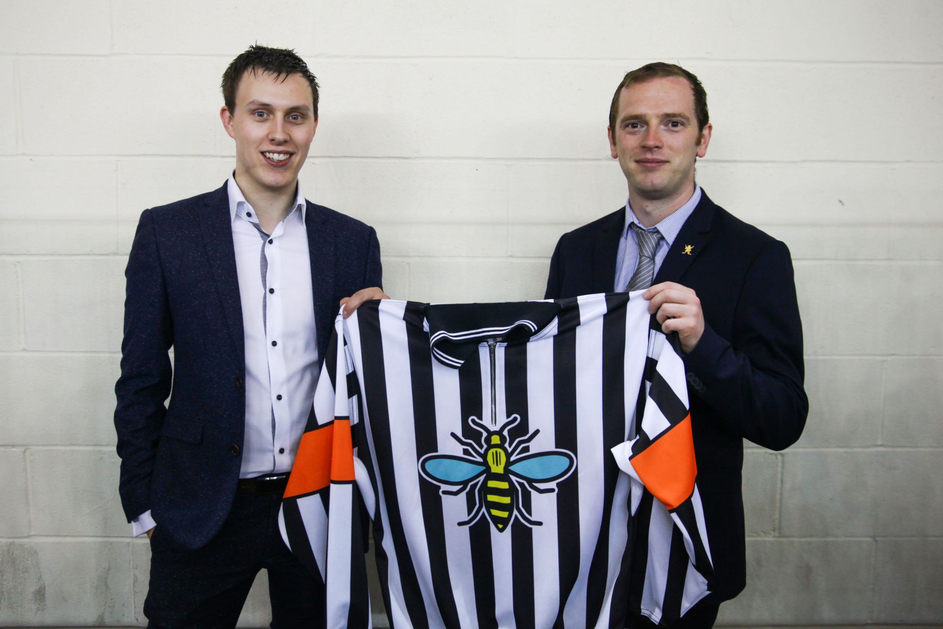 Rhino Signed Referee Shirt with the word 'Manchester' and the Manchester Bee image - Image 2 of 3